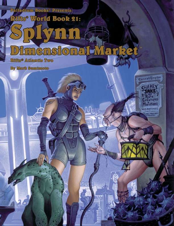 Rifts World Book 21: Splynn Dimensional Market - Atlantis Book Two PLB0836