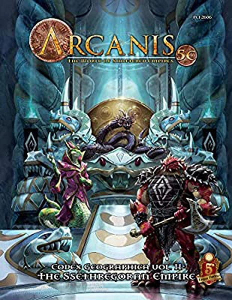 Arcanis 5E: The Ssethregoran Empire (PCI2606) Hardcover $49.99 Value