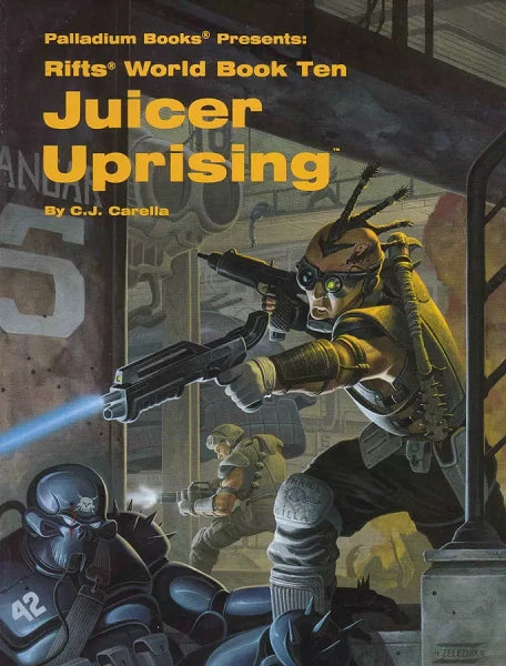 Rifts RPG: World Book Ten - Juicer Uprising PLB820 $24.99 Value