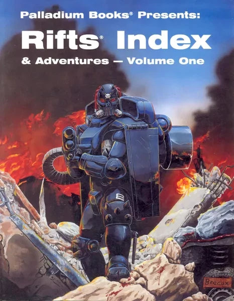 Rifts Index & Adventures PLB823 $20.99 Value