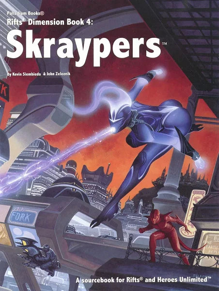 Rifts RPG: Dimension Book 4 - Skraypers PLB830 $24.99 Value