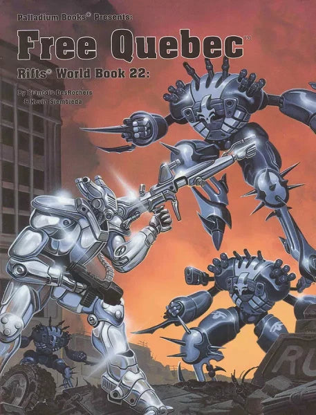 Rifts RPG: World Book 22 - Free Quebec PLB837 $26.99 Value