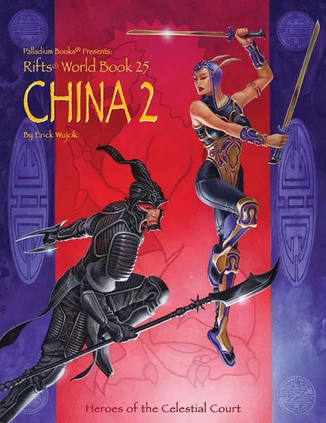 Rifts RPG: WB 25 - China 2 Heroes of the Celestial Court PLB858 $24.99 Value
