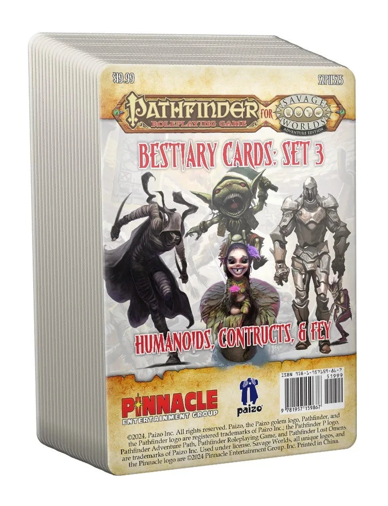 Pathfinder for Savage Worlds: Bestiary Card Pack 3 S2P11525