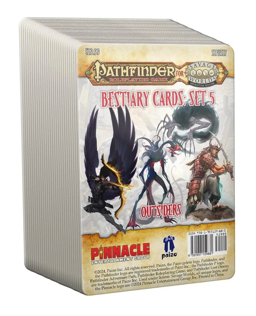 Pathfinder for Savage Worlds: Bestiary Card Pack 5 S2P11527