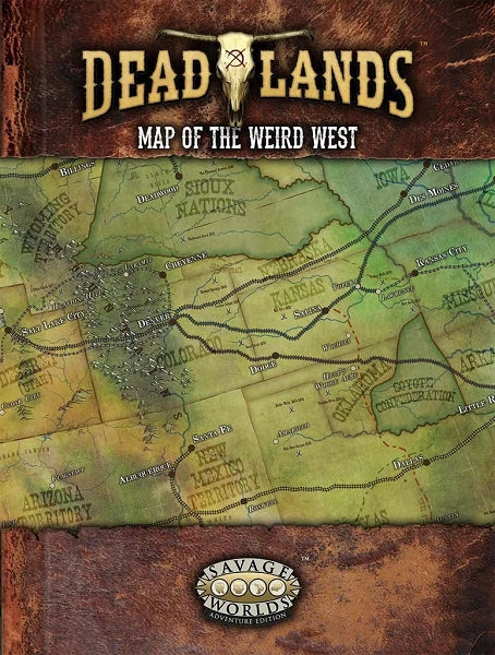 Savage Worlds - Deadlands RPG: Map of the Weird West S2P91120