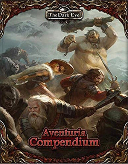 The Dark Eye: Aventuria Compendium $49.99 Value (ULIUS25003E) Hardcover