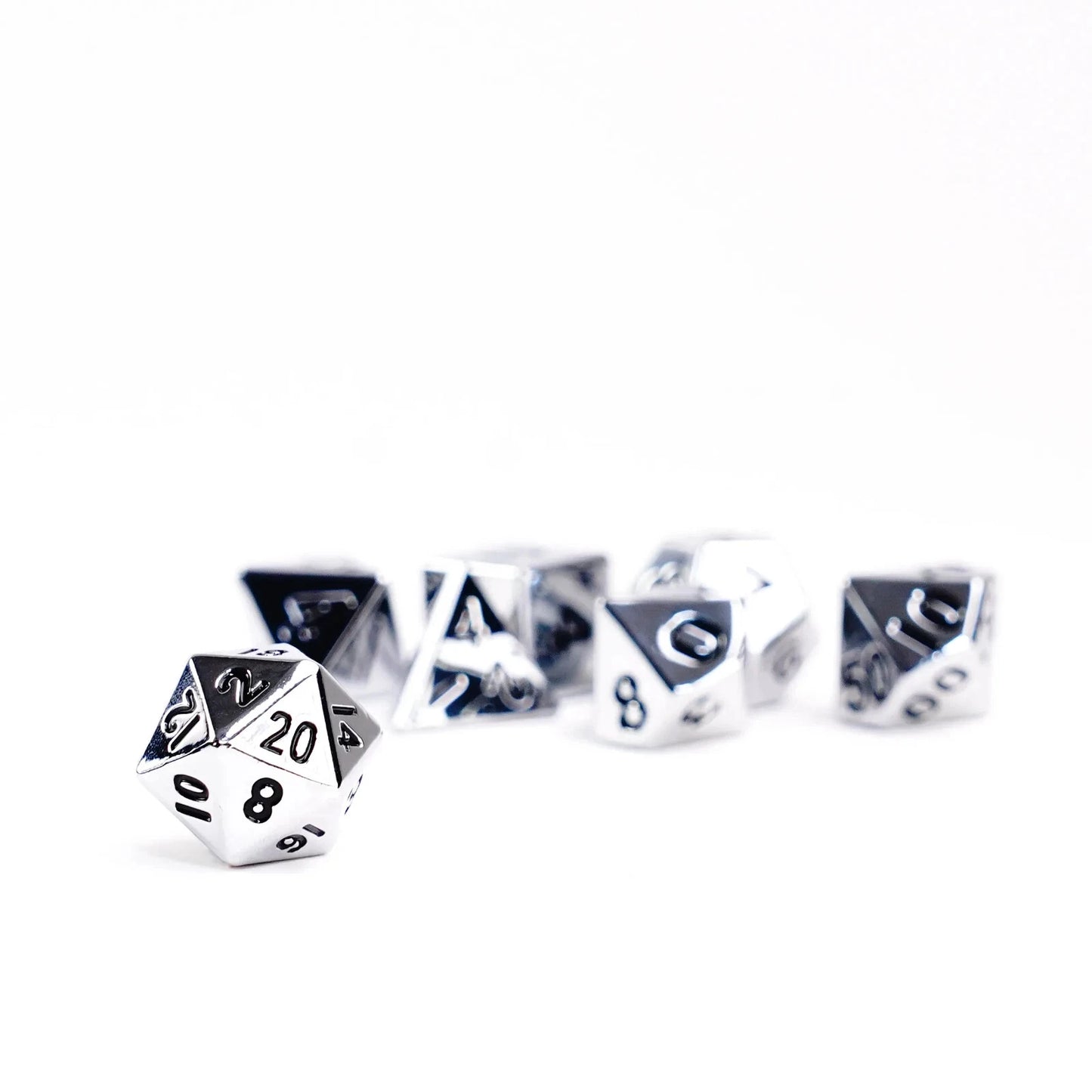 Silver 16mm Polyhedral Dice Set MDG0002