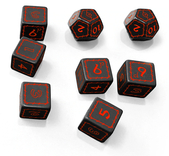 The One Ring: Black Dice Set FLFTOR007 $19.99 Value