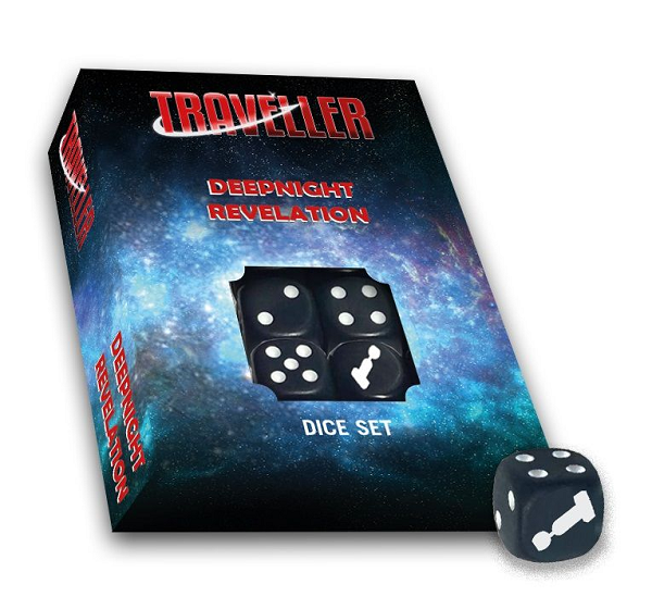 Traveller RPG: Deepnight Revelation Dice Set MGP40050 $24.99 Value