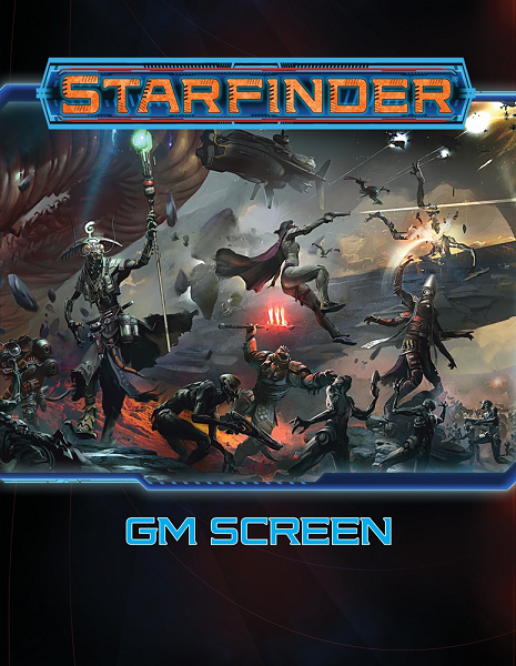 Starfinder RPG: GM Screen PZO7102 $19.99 Value