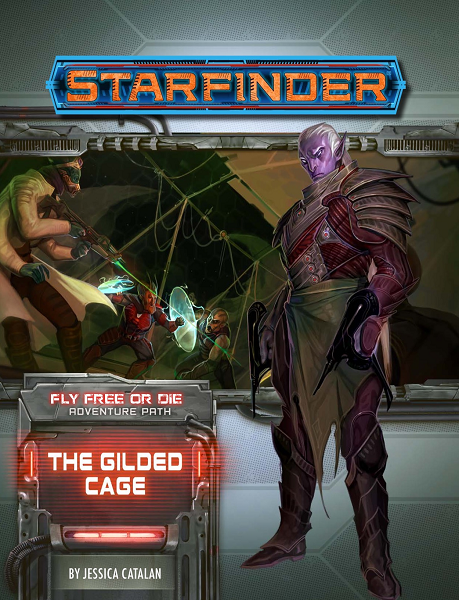 Starfinder RPG: Adventure Path - The Gilded Cage PZO7239 $22.99 Value