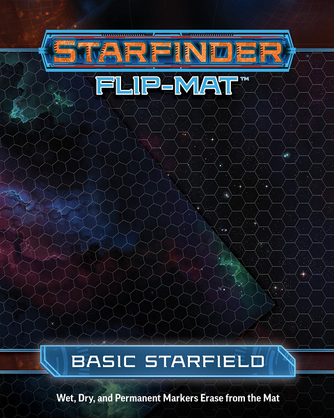 Starfinder Flip-Mat: Basic Starfield PZO7302 $19.99 Value