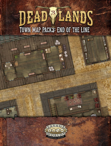 Savage Worlds - Deadlands RPG: Town Map Pack 3 - End of the Line S2P91140