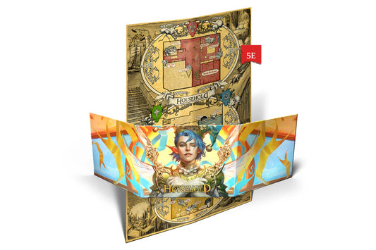 Adventures in the Household: GM Screen and Map of the House (5E) 2LMAITH004