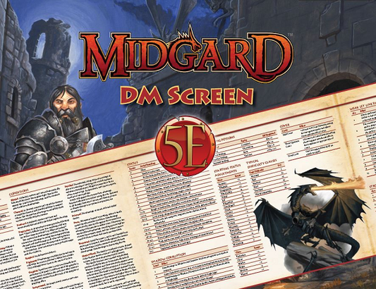 Midgard - DM Screen & Character Sheets 5E [KOB1850]