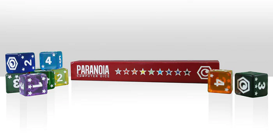 Paranoia RPG Computer Dice [MGP15102] $24.99 Value