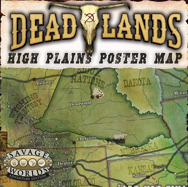 Deadlands: Hell on the High Plains Map Poster [S2P10232]