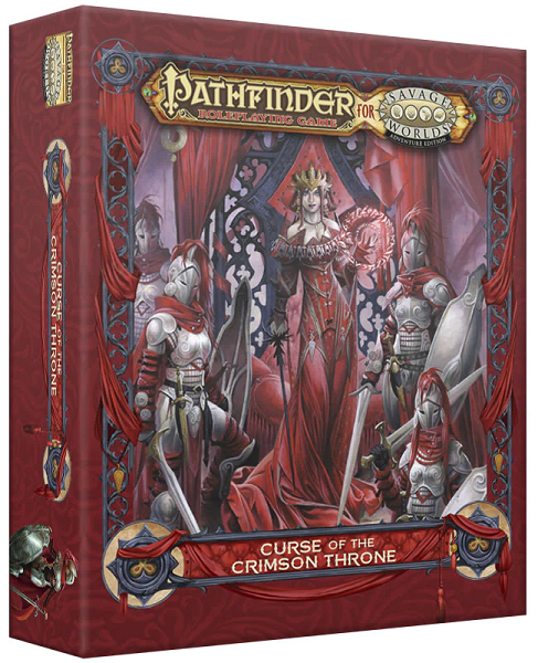 Pathfinder for Savage Worlds: Curse of the Crimson Throne Boxset [S2P11517] $99.99 Value