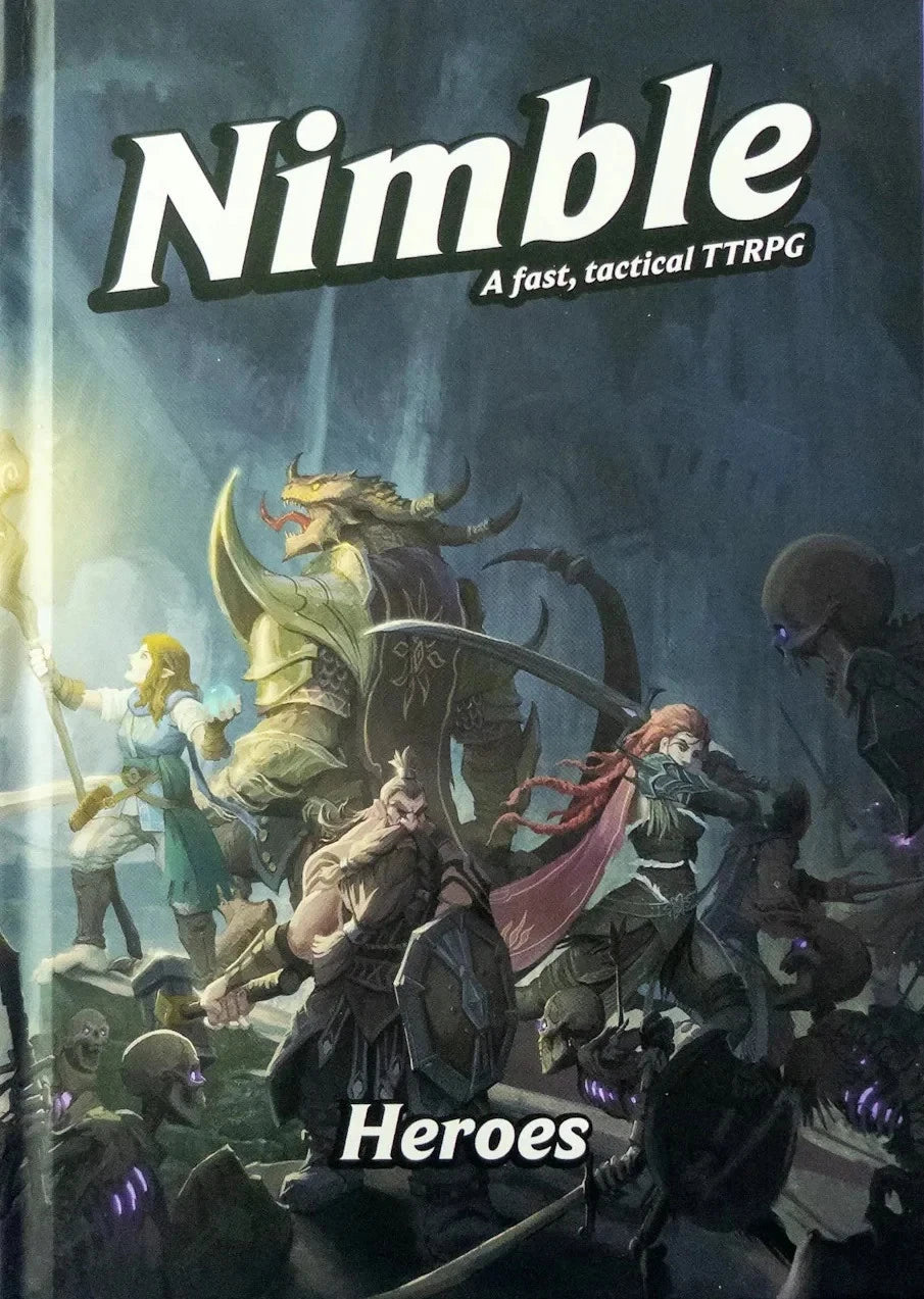Nimble: A Fast Tactical TTRPG - Heroes Book (5E) NIM03