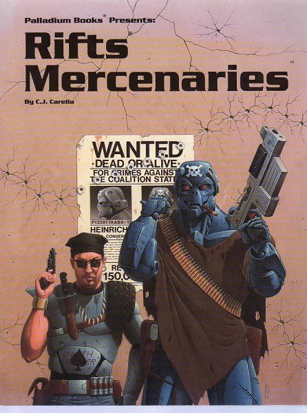 Rifts RPG: Mercenaries PLB813 $24.99 Value