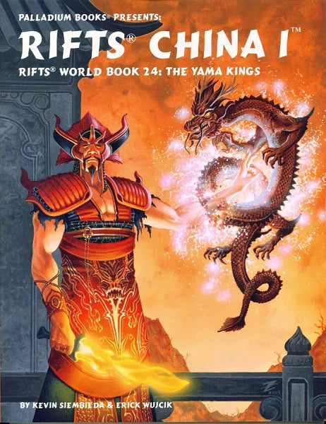 Rifts RPG: World Book 24 - China 1 The Yama Kings PLB857 $24.99 Value