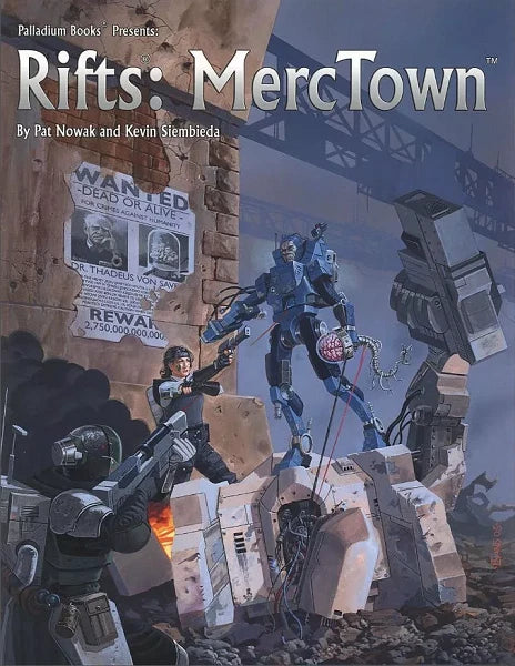 Rifts RPG: MercTown PLB863 $24.99 Value