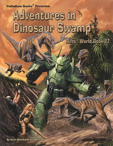 Rifts RPG: World Book 27 - Adventures in Dinosaur Swamp PLB866 $24.99 Value