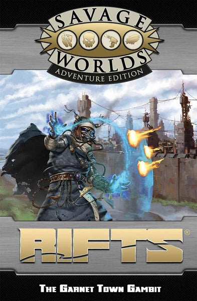 Savage Rifts® GM Screen and Garnet Town Gambit Adventure Revised SWADE Edition