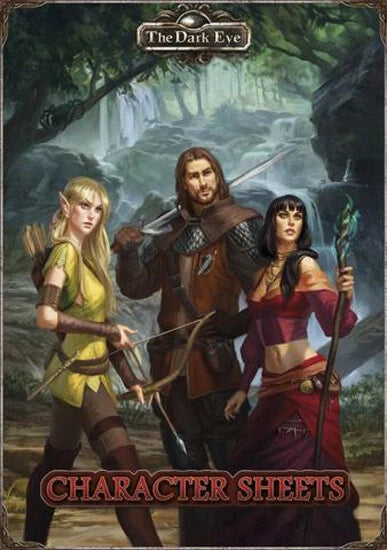 The Dark Eye: Character Sheets [ULIUS25505E]