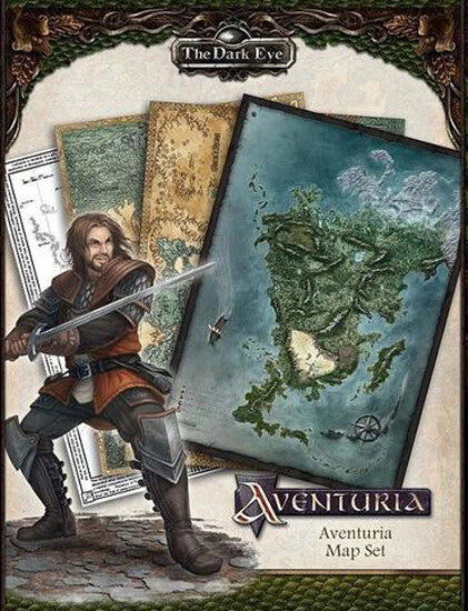 The Dark Eye – Aventuria Map Set $24.99 Value [ULIUS25551E]
