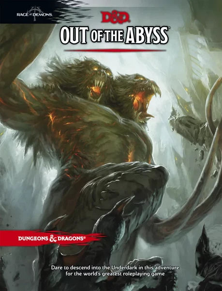 Dungeons & Dragons 5E RPG: Out of the Abyss (Hardcover) WOCB2439 $49.95 Value
