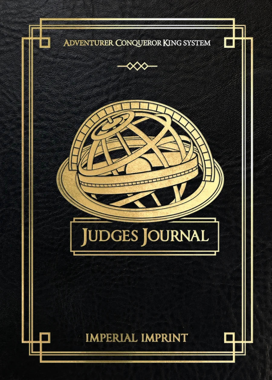 Adventurer Conqueror King System II Revised: Judges Journal (ACKS II) AUT2002