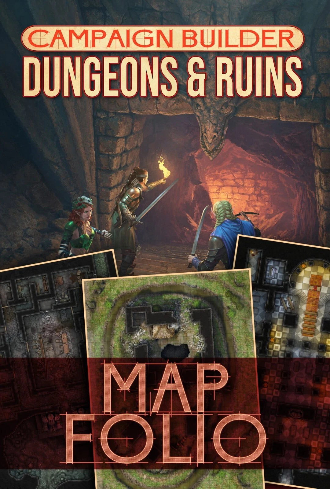 Campaign Builder: Dungeons & Ruins Map Folio KOB6067