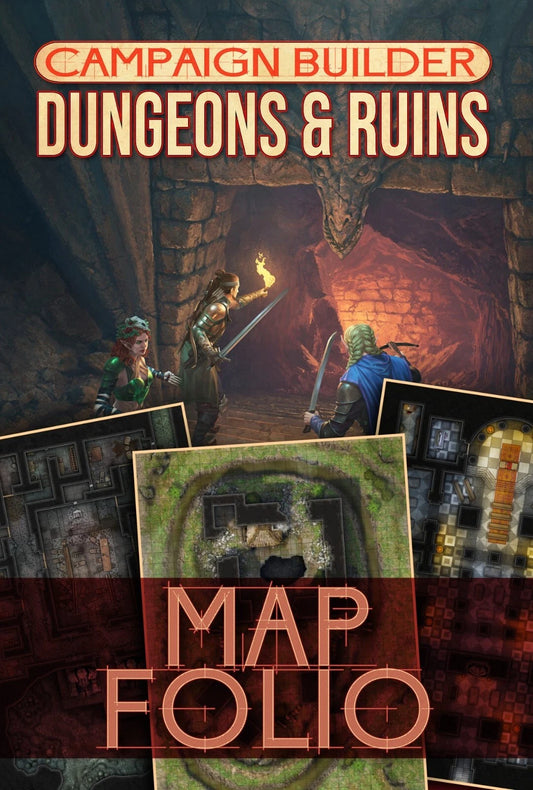 Campaign Builder: Dungeons & Ruins Map Folio KOB6067