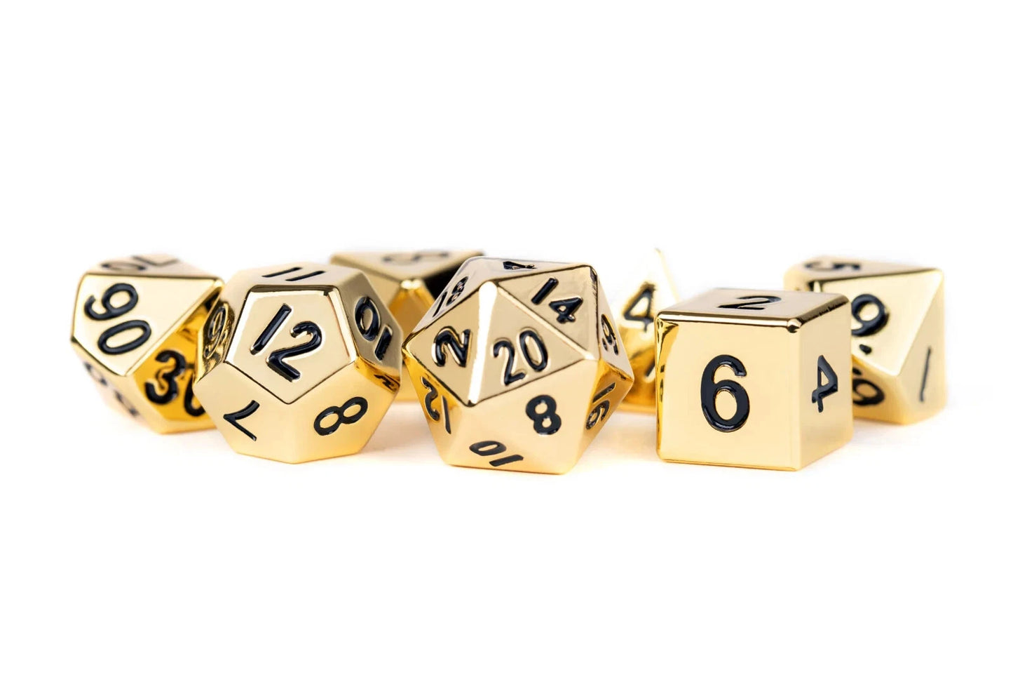 Gold 16mm Polyhedral Dice Set MDG0001
