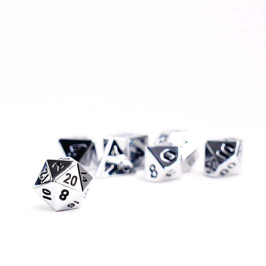 Silver 16mm Polyhedral Dice Set MDG0002