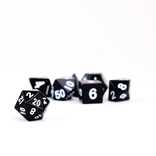 Black 16mm Polyhedral Dice Set MDG0004