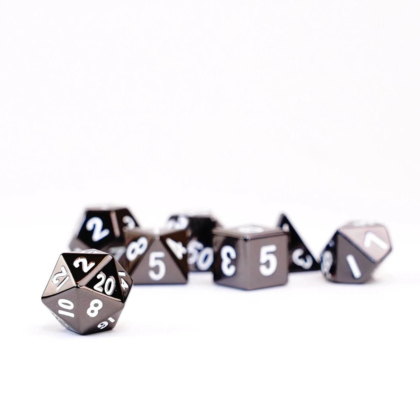 Sterling Gray 16mm Polyhedral Dice Set MDG0008
