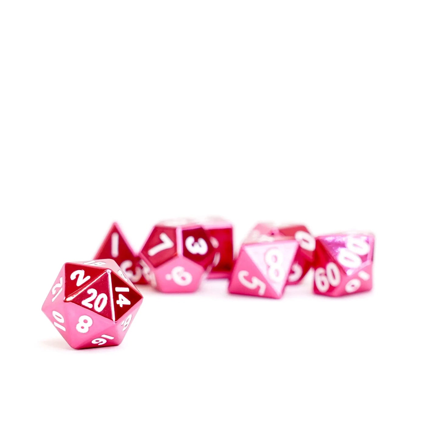 Pink 16mm Polyhedral Dice Set MDG0009