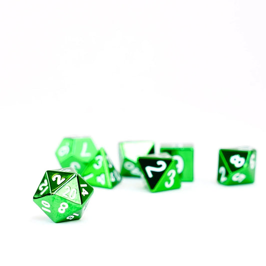 Green 16mm Polyhedral Dice Set MDG0010