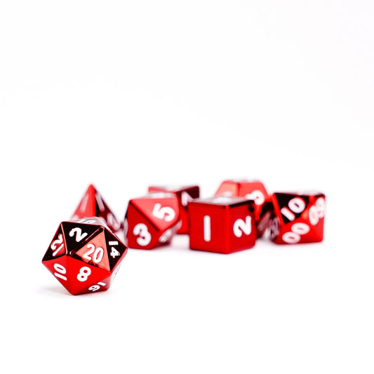 Red 16mm Polyhedral Dice Set MDG0011