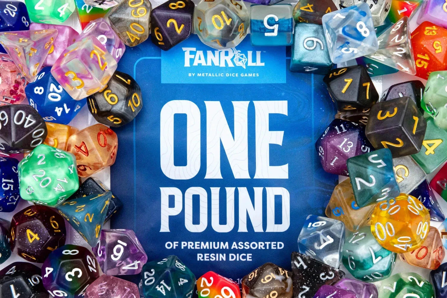 Pound of Premium Assorted Resin Dice MDG0101