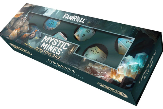 Mystic Mines 16mm Stone Poly Dice Set: Opalite MDG0102
