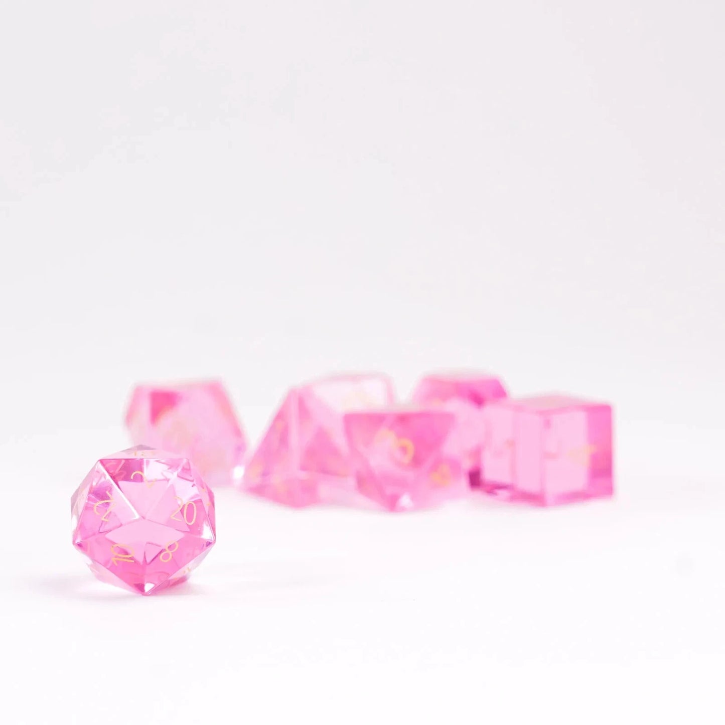 Zircon Glass Birthstone Dice: October- Tourmaline MDG0229