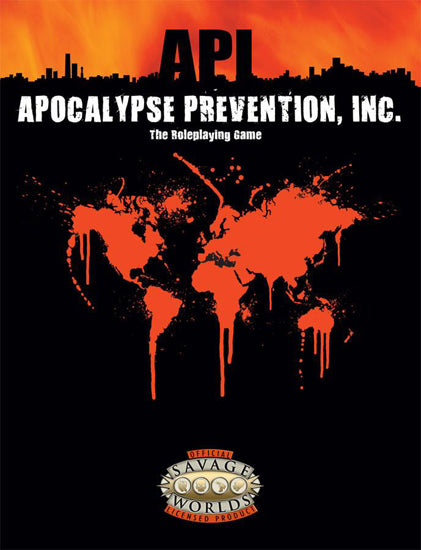 Apocalypse Prevention, Inc. (3EG001SW, Savage Worlds) $19.99 Value