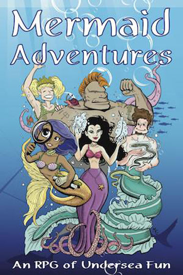 Mermaid Adventures (Black and White) RPG of Undersea Fun Paperback [3EG401] $21.95 Value