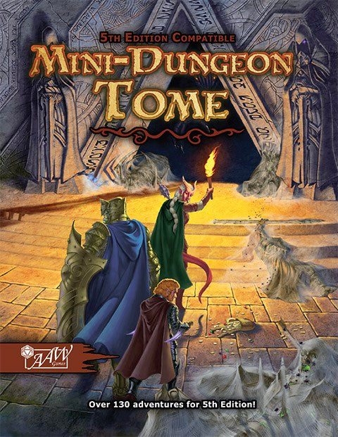 Mini-Dungeon Tome For D&D 5th Edition Hardcover (AAWMDT5E) $59.99 Value