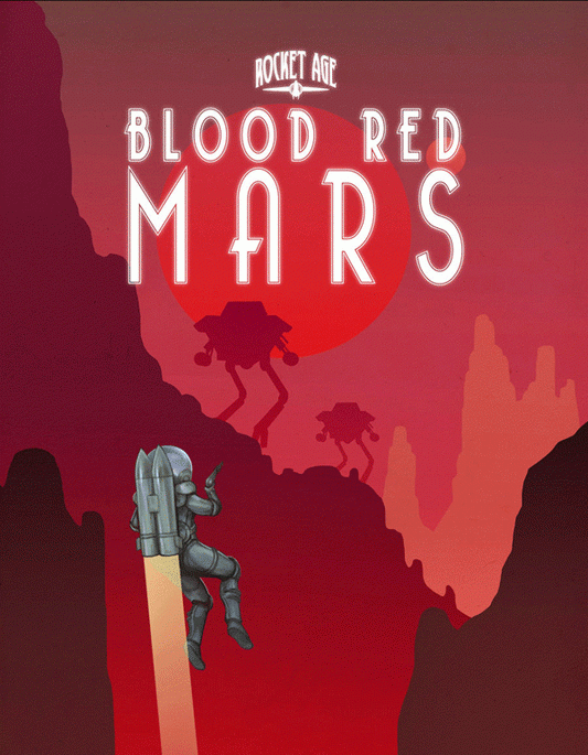 Rocket Age Blood Red Mars Paperback (Why Not Games) [CB71651] $39.99 Value
