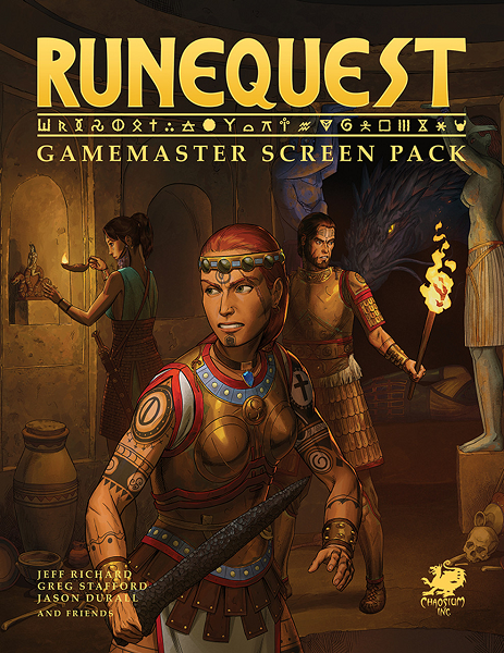 RuneQuest: Gamemaster Screen Pack [CHA4029] $29.99 Value